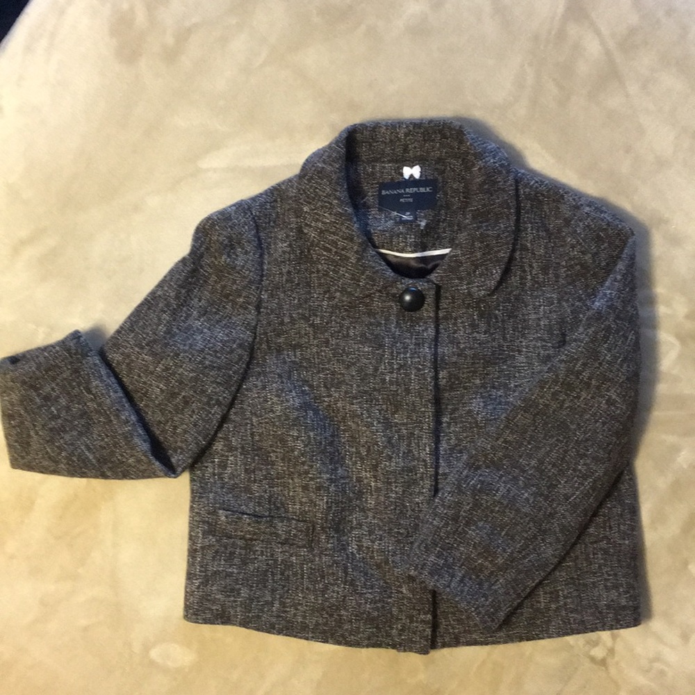 Banana Republic Petites Tweed suit